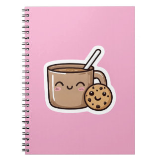 Caderno Espiral Tea and Cookie