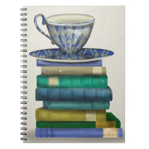 Caderno Espiral Teacup e Livros 2