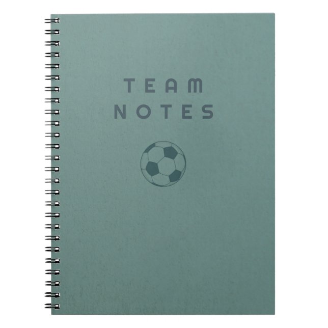 Caderno Espiral Team Notes - Football (Frente)