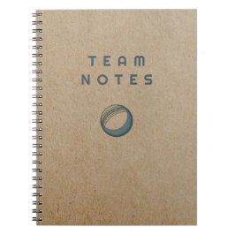 Caderno Espiral Team Notes - for Cricket Coaches, Players & Fans