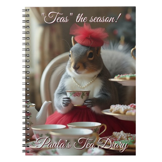 Caderno Espiral "Teas", a temporada (Frente)