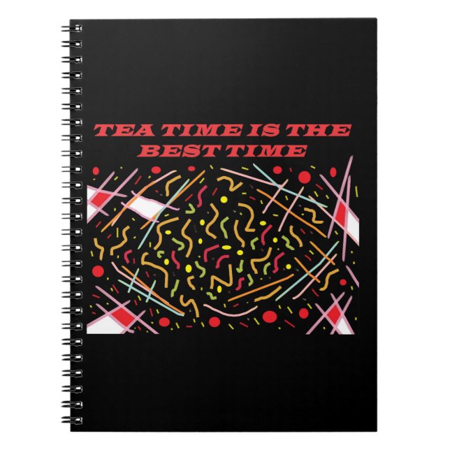 Caderno Espiral Teatime é a melhor pasta de design (Frente)