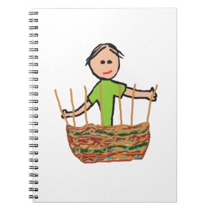 Caderno Espiral Tecelagem do cesto