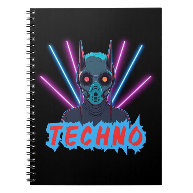 Caderno Espiral Techno (Frente)