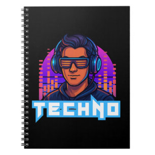 Caderno Espiral Techno