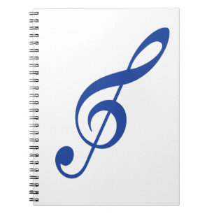 Caderno Espiral tecla Blue Violin