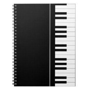 Caderno Espiral Teclado de piano