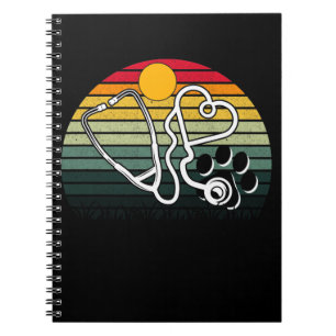 Caderno Espiral Técnicos Veterinários de Estudantes de Tecnologia 