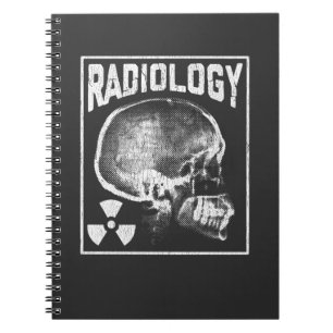 Caderno Espiral Tecnólogo de Radiologia Técnica do Caveira Xray