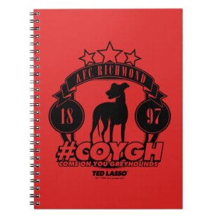 Caderno Espiral Ted Lasso AFC Richmond #COYGH