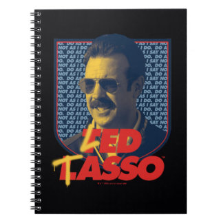 Caderno Espiral Ted Lasso | Crachá de Laço Led