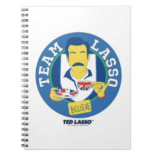 Caderno Espiral Ted Lasso   Team Lasso Tea Iconic Avatar