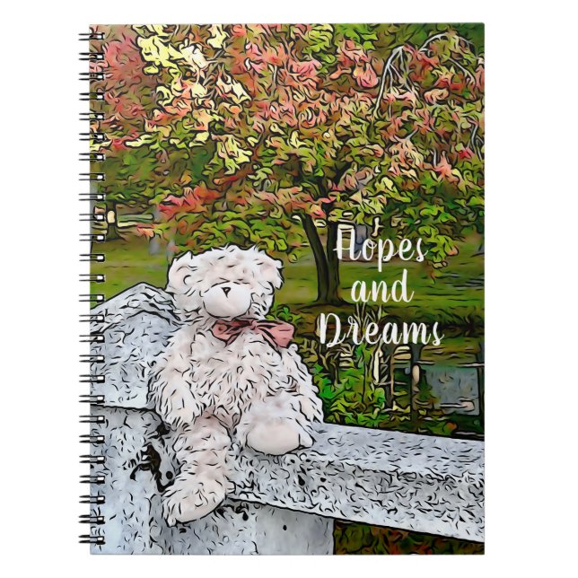 Caderno Espiral Teddy Bear by the Pond (Frente)
