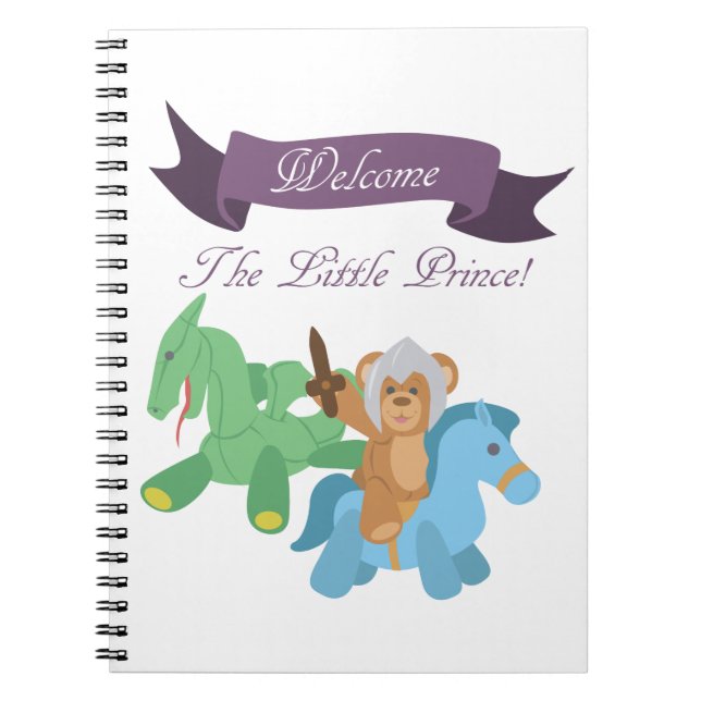 Caderno Espiral Teddy Bear Knight (Frente)
