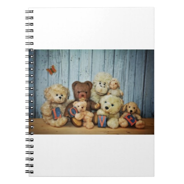 Caderno Espiral Teddy com amigos (Frente)
