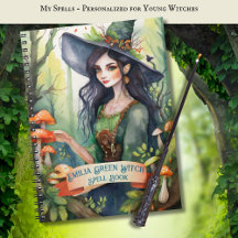Teenage GREEN Witls Book Grimoire