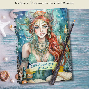Caderno Espiral Teenage Sea Witls Book Grimoire
