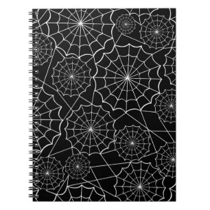 Caderno Espiral teia das aranhas halloween