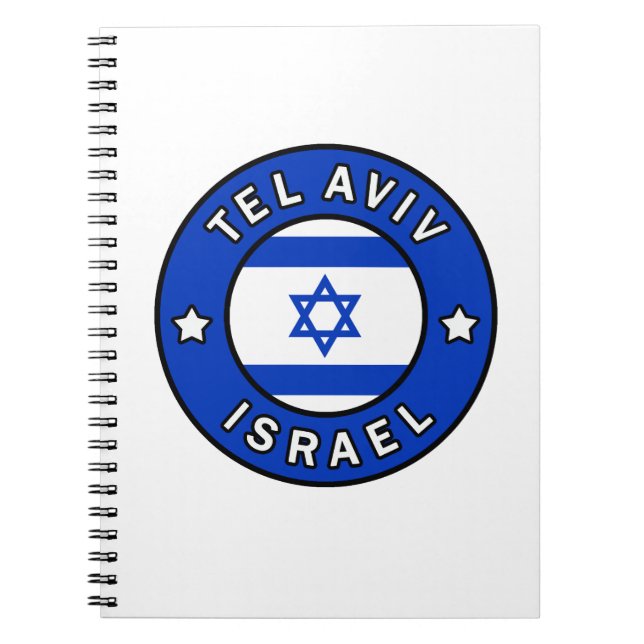 Caderno Espiral Tel Aviv Israel (Frente)