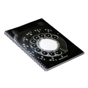 Caderno Espiral Telefone Rotativo