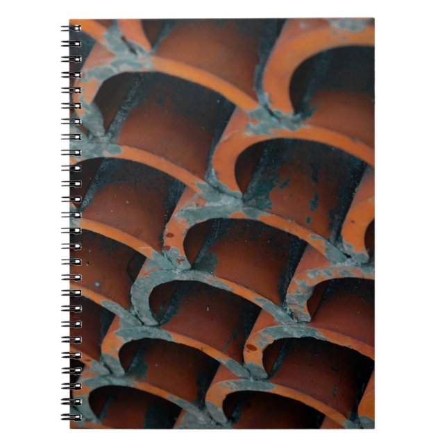 Caderno Espiral Telhado laranja (Frente)