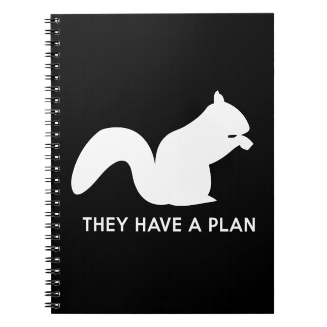 Caderno Espiral Têm um plano (Frente)