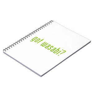 Caderno Espiral tem wasabi?