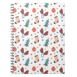 Caderno Espiral Tema de Natal Fofo