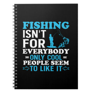 Caderno Espiral Tema de Pesca