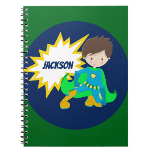 Caderno Espiral Tema do Livro em quadrinhos de super-heróis Legal