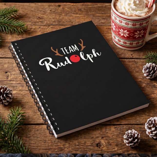 Caderno Espiral Tema Natalino da Equipe Rudolph (Criador carregado)