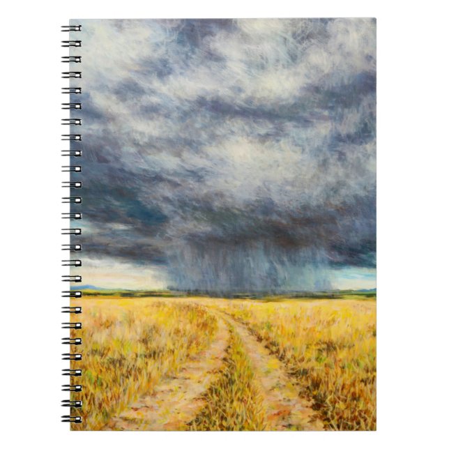 Caderno Espiral Tempestade 2012 de Mara (Frente)
