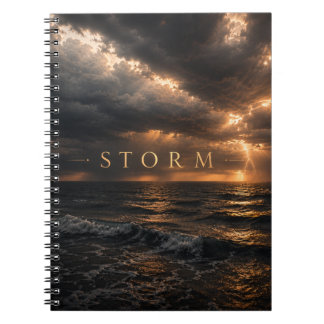 Caderno Espiral Tempestade - Águas Profundas