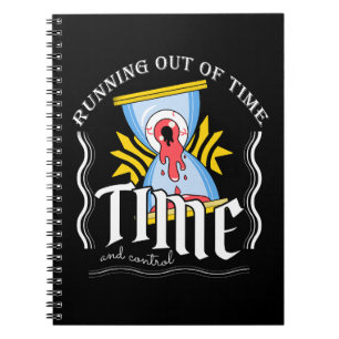 Caderno Espiral Tempo esgotado, ilustração de roupa de rua