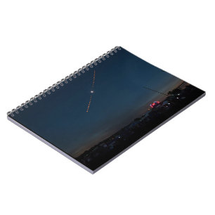 Caderno Espiral Tempo Total de Eclipse Solar Fora