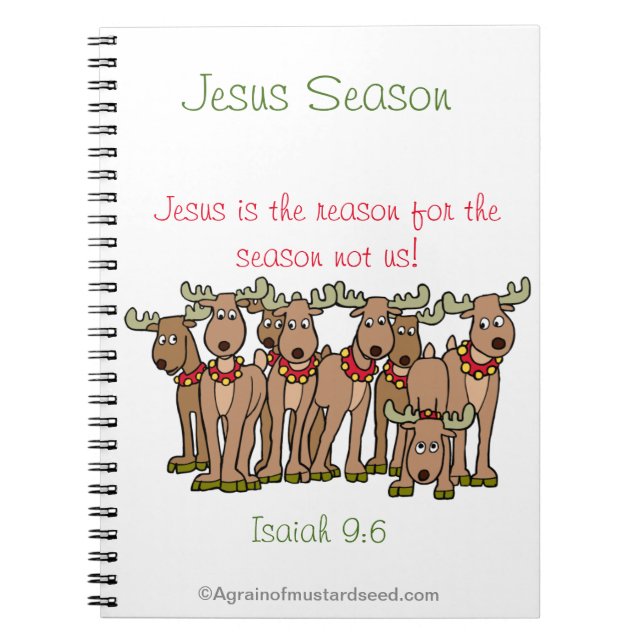 Caderno Espiral Temporada de Jesus (Frente)