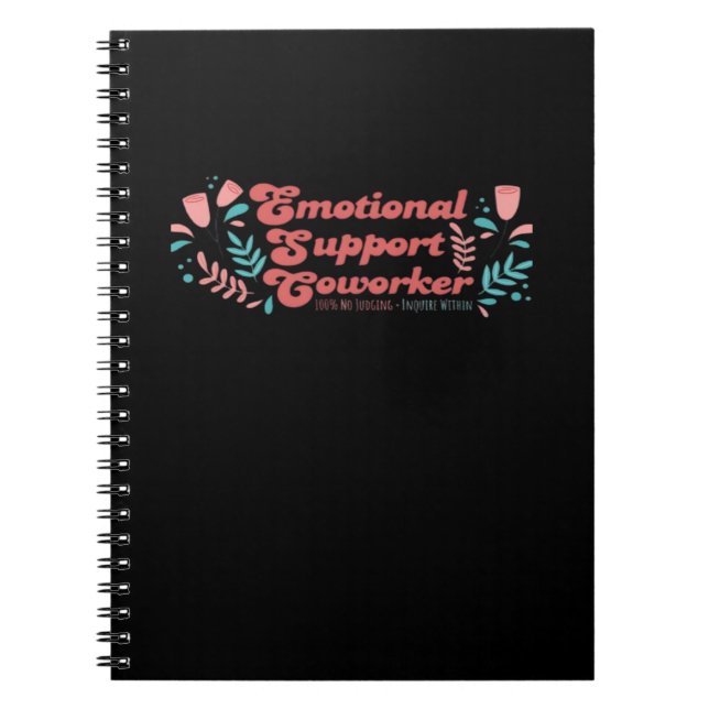 Caderno Espiral Tendência de Engraçado Clássico de Colaboração de  (Frente)