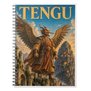 Caderno Espiral Tengu, Monstro de Fantasia Gótica