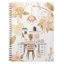 Caderno Espiral Tenha Medo E Faça De Qualquer Forma