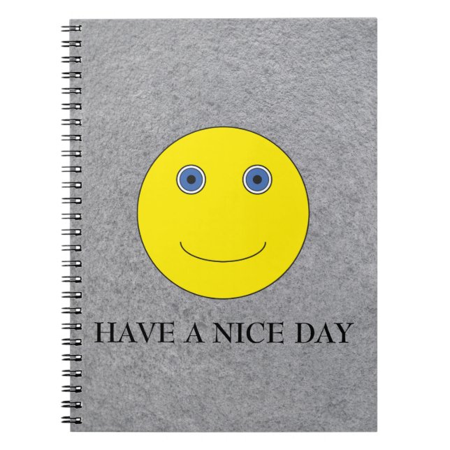 Caderno Espiral Tenha um bom dia (Frente)