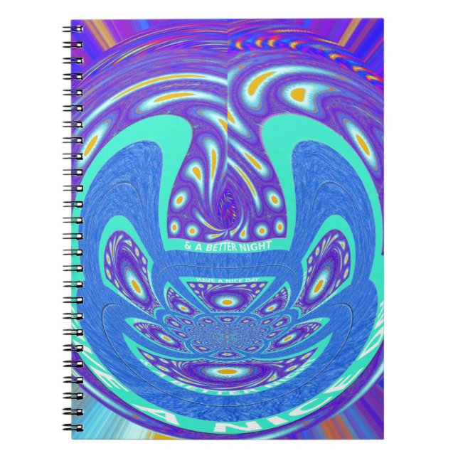 Caderno Espiral Tenha um dia feliz (Frente)