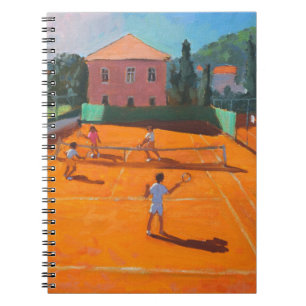 Caderno Espiral Tênis de corte Lapad da argila Croatia 2012