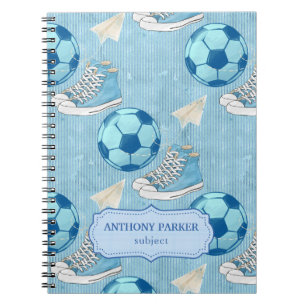 Caderno Espiral Tênis e futebol de volta à escola