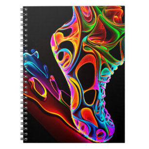 Caderno Espiral Tênis Neon