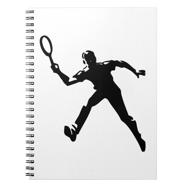 Caderno Espiral Tênis Player (Frente)