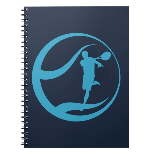 Caderno Espiral Tenista Masculino (Frente)