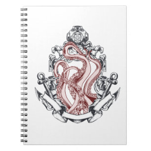 Caderno Espiral Tentáculos Lulas Fora Do Horror Lovecraftiano Espe