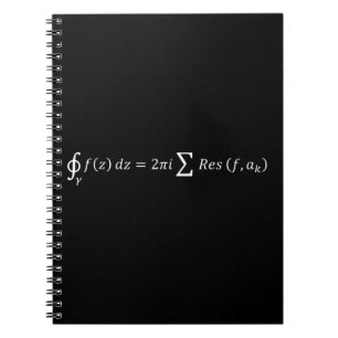 Caderno Espiral Teorema Dos Resíduos De Análise Complexa - Cálculo