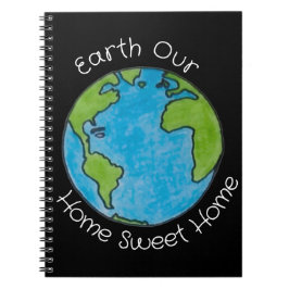 Caderno Espiral Terra Nossa Casa Querida
