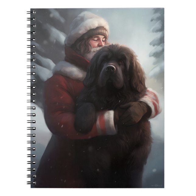 Caderno Espiral Terra Nova com Natal Festivo (Frente)